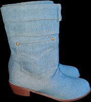 Casual denim boot damen herbst winter cowboy stiefel Nordrhein-Westfalen - Mettmann Vorschau