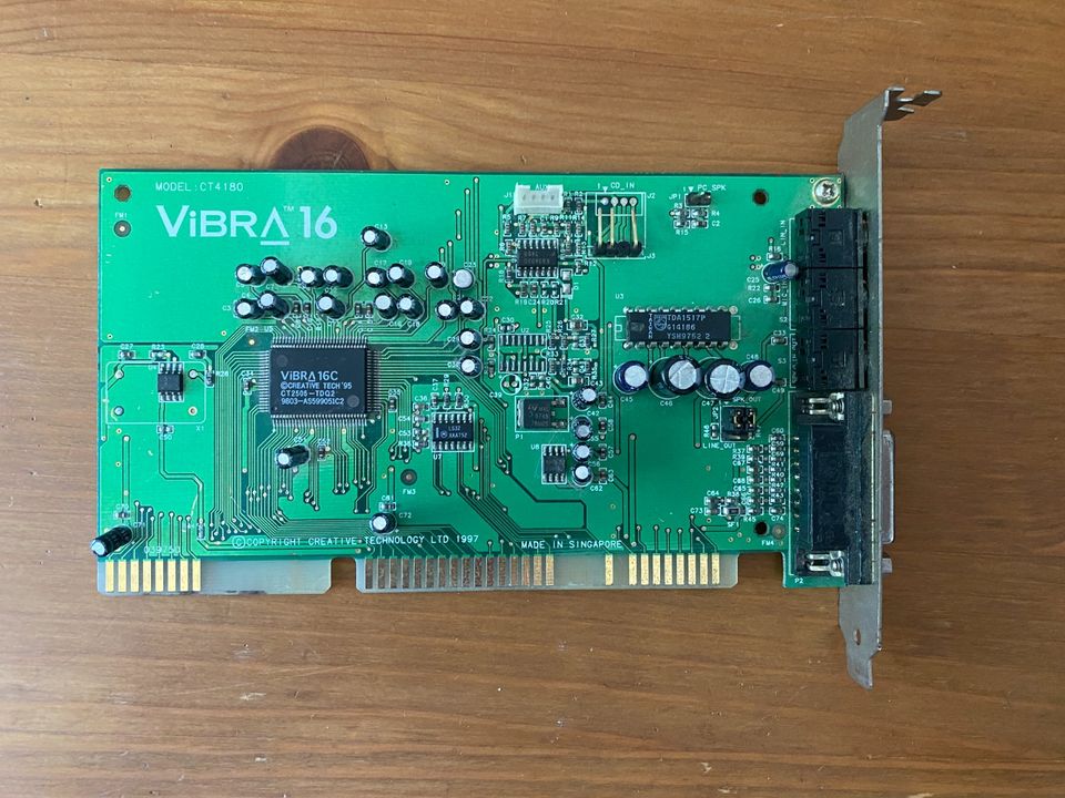 Creative Sound Blaster Vibra 16 CT4180 16-bit ISA in Berlin