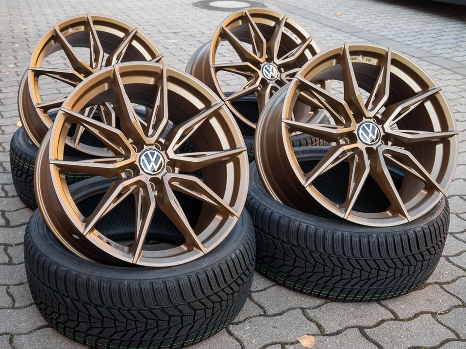 19 Zoll Alufelgen RW02 für VW Golf 8 7 6 5 GTI GTD 7R 6R Bronze in Erlangen