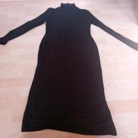 asos schwarzes langes kleid basic viscose Bremen - Walle Vorschau