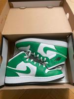 Jordan 1 Mid, grün, Green, Jordans, wie neu, Nike, Sneaker Hamburg-Nord - Hamburg Winterhude Vorschau