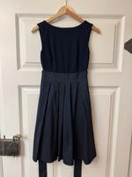 Cocktailkleid Konfirmation Kleid SWING blau mit Bolero Gr 34 Hessen - Ober-Ramstadt Vorschau