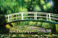 C. Monet - Brücke über dem Seerosenteich p98056 120x180cm Ölbild Berlin - Treptow Vorschau