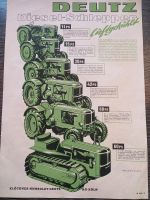 Deutz Schlepper Oldtimer Traktor Prospekt Broschüre Datenblatt Thüringen - Erfurt Vorschau