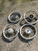 4 Felgen für DDR Mopeds Mecklenburg-Vorpommern - Hinrichshagen (bei Greifswald) Vorschau