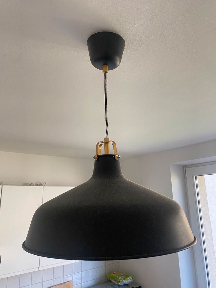 Lampe Küche Wohnzimmer Metall schwarz in München