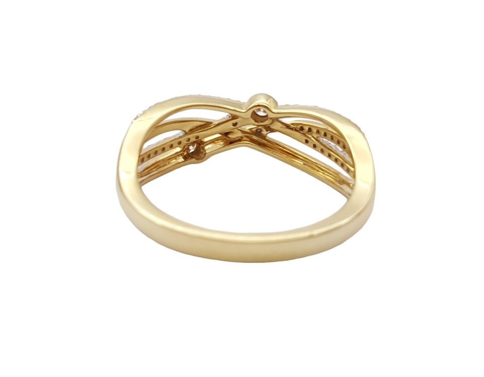 Restposten Damen Brillant Ring 0,25 ct. lupenrein 585 Gold in Schweitenkirchen