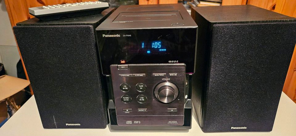 Panasonic SA-PM46 HiFi Anlage Mini Stereoanlage in Hohenlockstedt