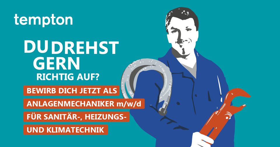 Anlagenmechaniker (m/w/d) Heizung-Lüftung-Sanitär-Klima o. Helfer in Bergen auf Rügen