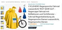 Fahrrad  Regenponcho Niedersachsen - Lehre Vorschau