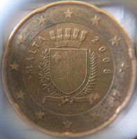 20 EURO CENT MÜNZE Malta 2008 mit "F" im Stern Niedersachsen - Brietlingen Vorschau