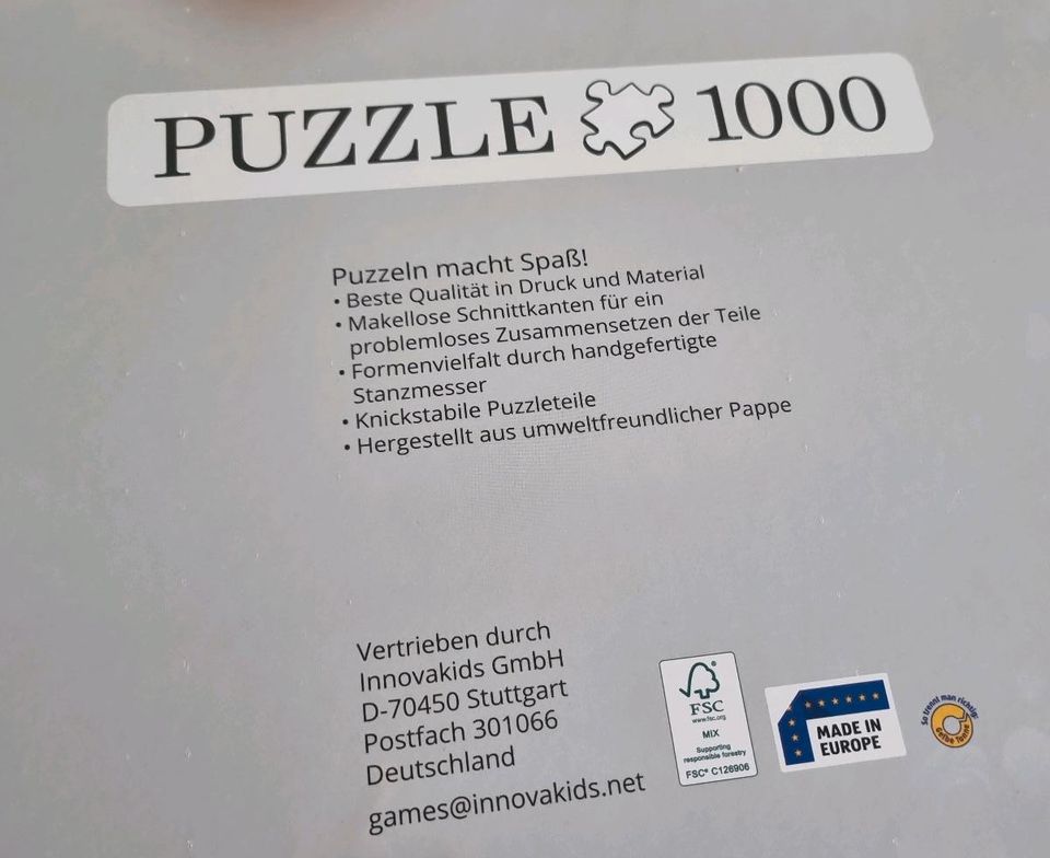 1000 Teile Puzzle neu in Marpingen