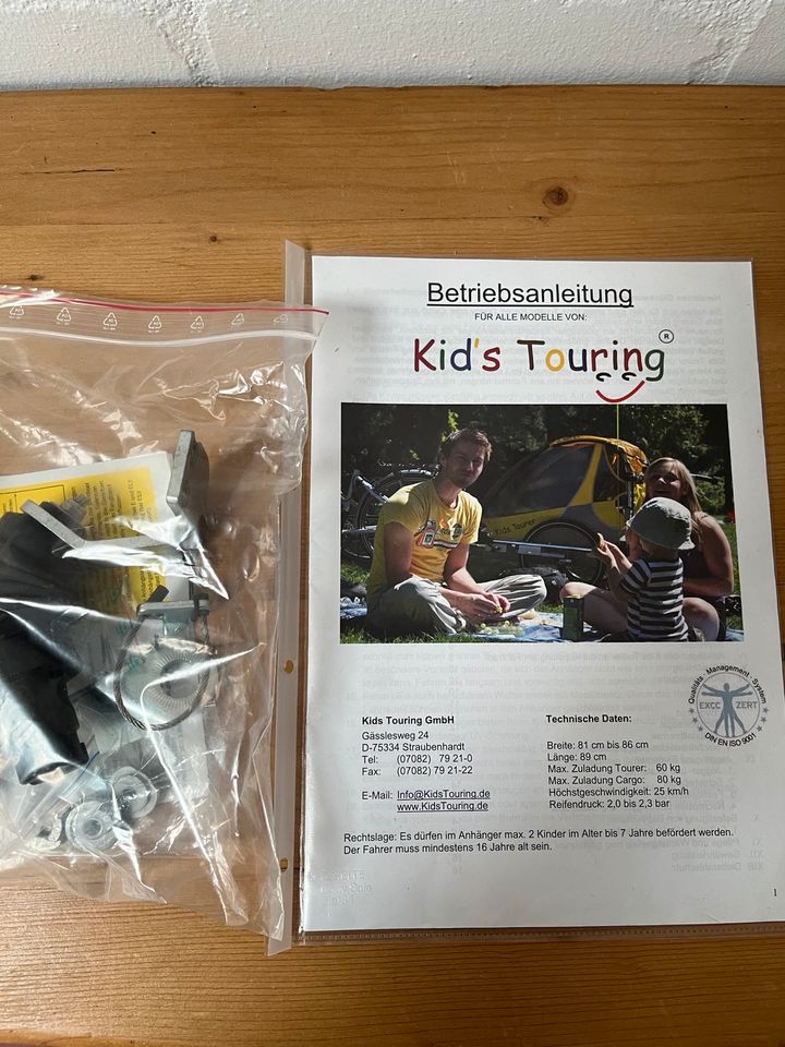 Fahrradanhänger Kinderanhänger mit Weberkupplung Kidstourer L2 in Buxtehude