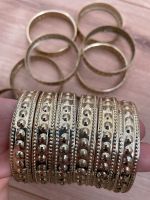 6 Serviettenringe Deko Gold Armreif Orient Fasching Schmuck Thüringen - Haynrode Vorschau