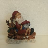 Dekofigur Keramik Weihnachtsmann Auf Schlitten ca. 15cm breit ca. Essen - Essen-Ruhrhalbinsel Vorschau
