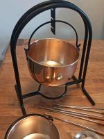 DDR Feuerzangenbowle Fondue Set kupferfarben Sachsen - Heidenau Vorschau