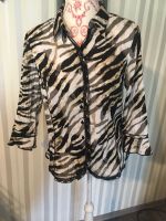 Bluse Zebra animalprint Gr 40 Rüschen Volant Nordrhein-Westfalen - Herne Vorschau