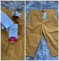 Helena Vera Hose in Curry Gelb Cargo Sommer Damen Hose Gr 24 (48) Bremen - Oberneuland Vorschau