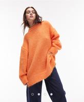 Orangener Topshop Pulli strickpulli Strick knit orange Bayern - Wendelstein Vorschau