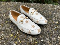 GUCCI Jordaan Loafer Gr. 36 Weiss Bienen 780€ Box Beutel Hamburg-Nord - Hamburg Eppendorf Vorschau