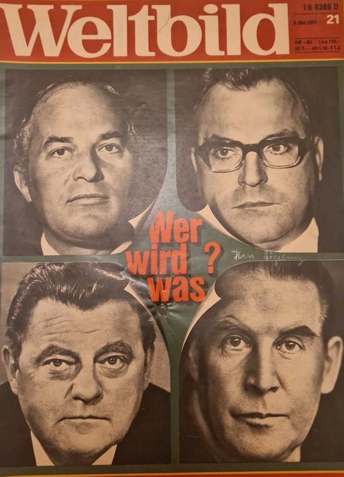 Weltbild 1970er Jahre Zeitschriften Konvolut in Nordkirchen