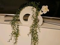 Duo Deko Dekoration Porzellan Vase mit Kunst Blumen Orchide weiß Hannover - Vahrenwald-List Vorschau