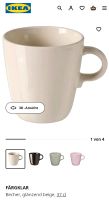 3x Ikea Tasse FÄRGKLAR Becher glänzend beige 37 cl Düsseldorf - Lichtenbroich Vorschau