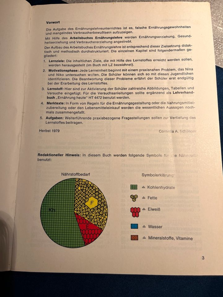 Schulbuch Hauswirtschaft Arbeitsbuch Ernährung in Niestetal