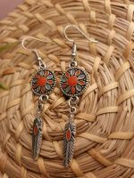 Ohrringe ❤ Hippie Boho NEU Modeschmuck silber Orange Nordrhein-Westfalen - Bedburg-Hau Vorschau