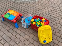 Mega Blocks Set mit Spieltisch und Aufbewahrungsbox für Kleinkind Hessen - Bebra Vorschau