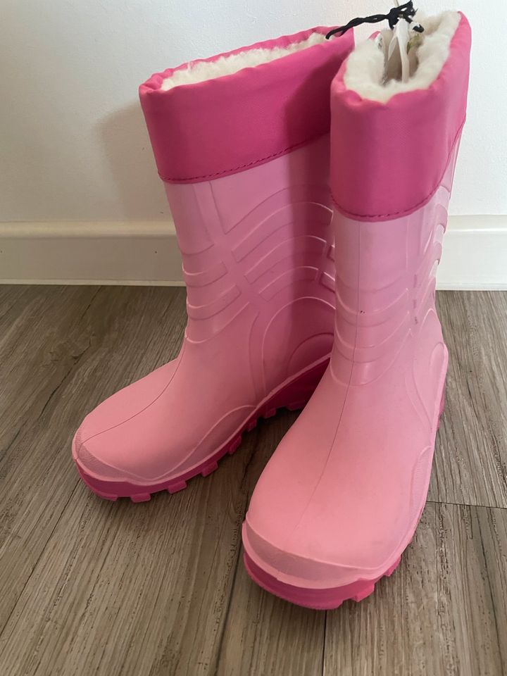 Gummistiefel, Gr 27, mit herausnehmbarem Futter, NEU, rosa in Neustadt an der Weinstraße