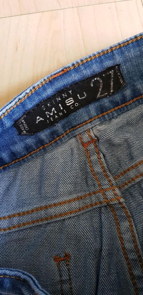 Amisu Skinny destroyed Jeans Gr. 27 in Waldershof