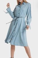 Marc Cain Kleid Tencel Denim Gr. N3, 38 blau Baden-Württemberg - Balingen Vorschau