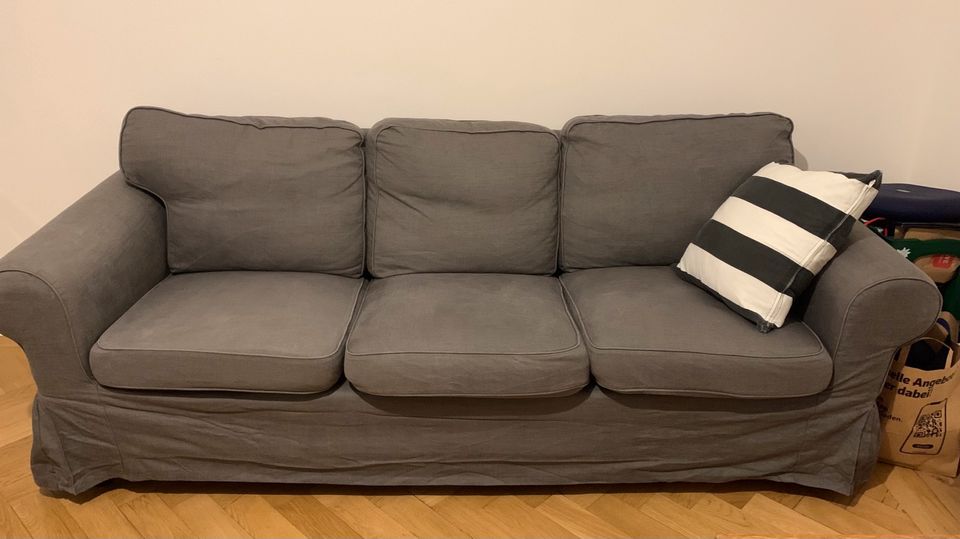 Ektorp Sofa 3er IKEA, Farbe Grau in München