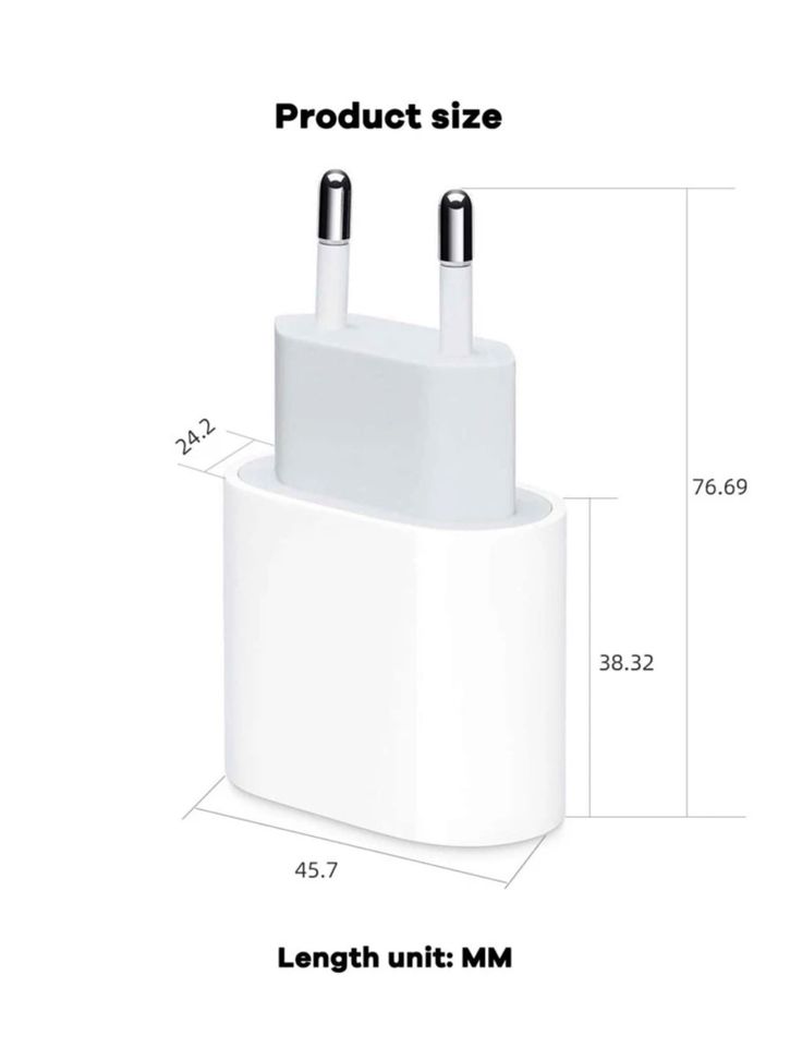 Schnellladegerät Apple set 20 Watt Weiß in Heidenheim an der Brenz