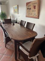 Massiver Echtholz Tisch mit Stühlen Esstisch Nordrhein-Westfalen - Lohmar Vorschau