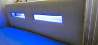 Bettgestell mit LED, Weiß Kunstleder 90x200 cm München - Milbertshofen - Am Hart Vorschau