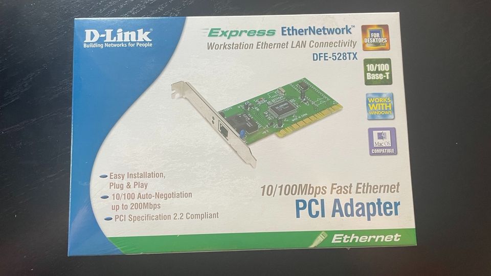 D-LINK DFE-528TX PCI Adapter -NEU- in Gütersloh