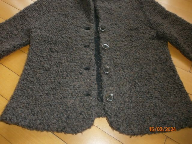 Designer Brigitte Büge Damen Jacke Blazer baun 6%Mohair Gr. S 36 in Dortmund