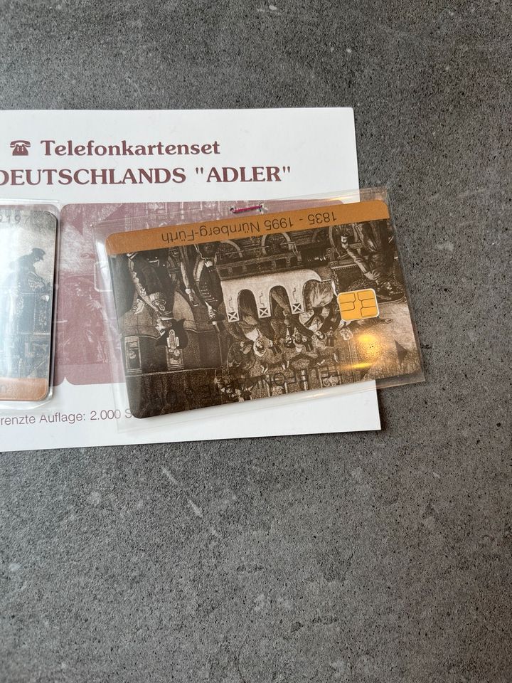 Telefonkartenset 1.Eisenbahn Deutschlands Adler in Hürtgenwald