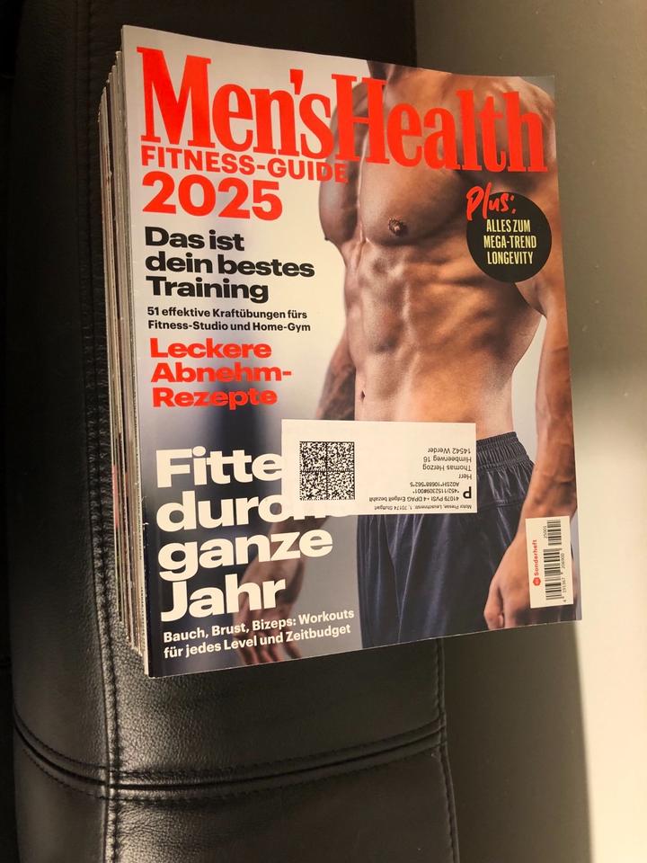 Zeitschriften, Bücher, Fitness, Mens Health in Werder (Havel)