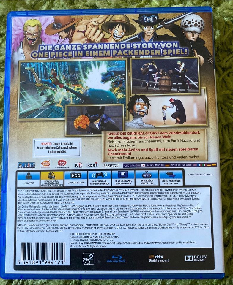 PS4 Spiel „One Piece“ in Aspenstedt