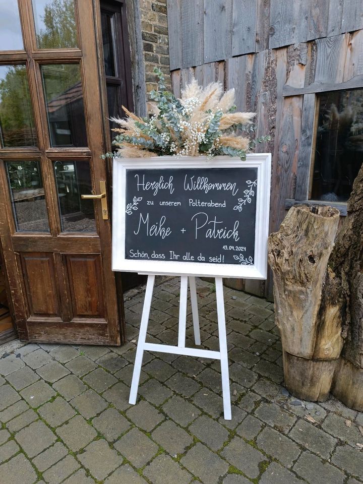 Hochzeitsdeko Tischdeko Hochzeit LOVE Traubogen Candybar Sitzplan in Oelde