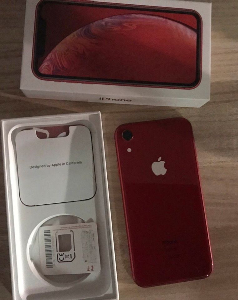 iPhone XR red 64 GB mit OVP UND Ladekabel in Bell (Hunsrück)