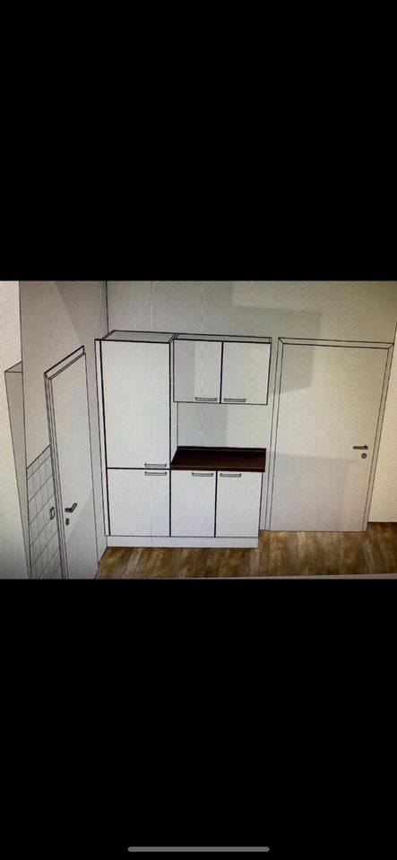 Küche Küchenschränke Kühlschrank Einbau Hängeschrank in Hamm (Sieg)