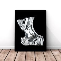 Acrylbild auf Leinwand | Silber | Frau | abstrakt | 30x40cm Nordrhein-Westfalen - Wegberg Vorschau