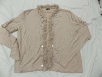 Caroline Biss Gr. 42 Wolle Cashmere Jacke Kaninchen Kragen, beige Rheinland-Pfalz - Fachingen Vorschau