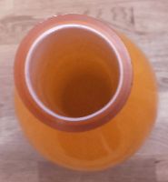 Vintage Vase aus orangenem Glas handmade Ø=15 cm H=50 cm Rheinland-Pfalz - Mainz Vorschau