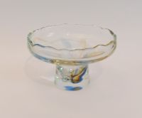 Murano Glasschale mit Fuß verlaufende Farben, Luftblasen Dm19,5cm Eimsbüttel - Hamburg Eimsbüttel (Stadtteil) Vorschau