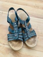 Rieker Sandalen blau Silber Gr. 40 Sachsen - Groitzsch Vorschau